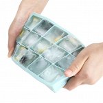 Форма для льда &quot;Ice cube&quot; 15 ячеек, цв.пыльная роза