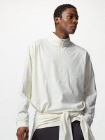 UNIQLO - кофта-полузамок с функцией Dry EX - 01 OFFWHITE