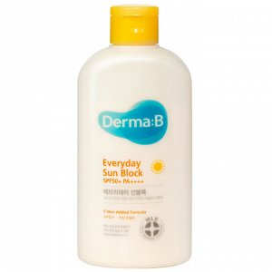 Derma:B Everyday Sun Block SPF50+ PA++++ Солнцезащитное средство 200мл, шт
