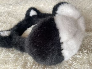 Меховые наушники Кошка