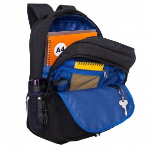 Рюкзак молодежный GRIZZLY с карманом для ноутбука 15", анатомической спинкой, для мальчика, мужской