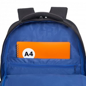 Рюкзак молодежный GRIZZLY с карманом для ноутбука 15", анатомической спинкой, для мальчика, мужской