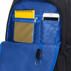 Рюкзак молодежный GRIZZLY с карманом для ноутбука 15", анатомической спинкой, для мальчика, мужской