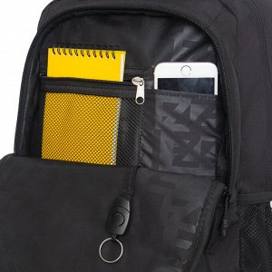 Рюкзак молодежный GRIZZLY с карманом для ноутбука 15", анатомической спинкой, для мальчика, мужской