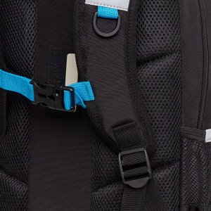 Рюкзак школьный GRIZZLY с карманом для ноутбука 13", анатомической спинкой, для мальчика