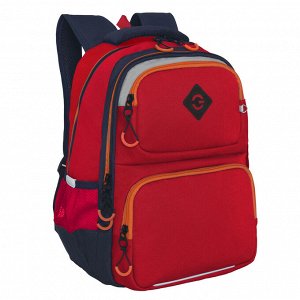 Рюкзак школьный GRIZZLY с карманом для ноутбука 13", анатомической спинкой, для мальчика