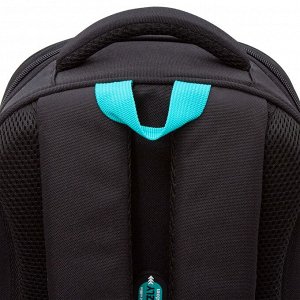 Ранец школьный формованный GRIZZLY с анатомической спинкой на ножках, для мальчика