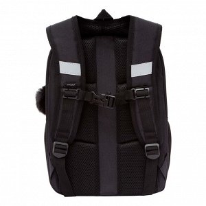 Легкий ранец GRIZZLY с двумя отделениями, для девочки