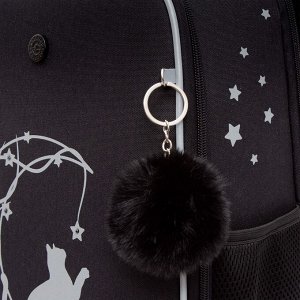 Легкий ранец GRIZZLY с двумя отделениями, для девочки