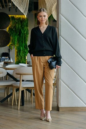 Брюки Брюки NOCHE MIO 4.445 
Состав: Вискоза-61%; ПЭ-39%;
Сезон: Осень-Зима
Рост: 164

Базовые брюки свободного кроя.