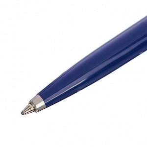 Ручка шариковая Parker Jotter K60 Blue M, корпус из нержавеющей стали, синие чернила