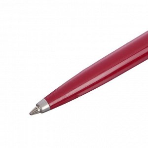 Ручка шариковая Parker Jotter K60 красный M, корпус из нержавеющей стали, синие чернила