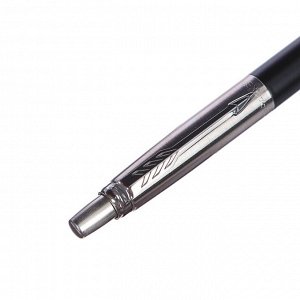 Ручка гелевая Parker Jotter Core K65 Bond Street Black CT, корпус из нержавеющей стали, 0.7 мм, чёрные чернила (2020649)