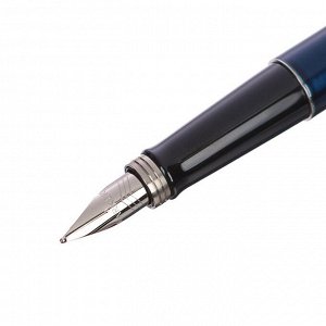 Ручка перьевая Parker Jotter Core F63 Royal Blue CT M, корпус из нержавеющей стали