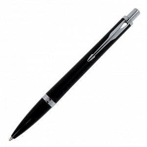 Ручка шариковая Parker Urban Core Muted Black CT M, корпус чёрный/матовый/ хром, синие чернила (1931575)