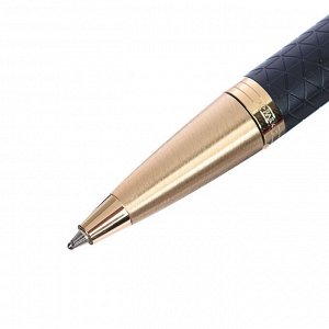 Ручка шариковая Parker IM Premium K323 Black GT M, корпус из нержавеющей стали, синие чернила (1931667)