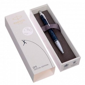Ручка шариковая Parker IM Premium SE K325 Midnight astral M, корпус из нержавеющей стали, чёрные чернила (2074150)