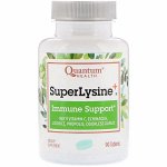 Quantum Health, Super Lysine + Immune System, супер лизин + поддержка иммунитета, 90 таблеток