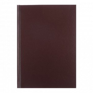 Ежедневник недатированный А5+, 136 листов Ideal new, обложка бумвинил, коричневый
