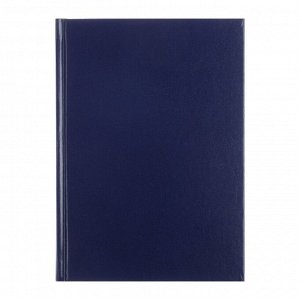 Ежедневник недатированный А5+, 136 листов Ideal new, твёрдая обложка, искусственная кожа, синий