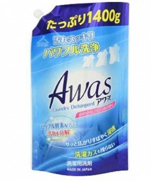 Гель "Awa’s" для стирки (с ферментами, цветочный аромат) 1400 мл