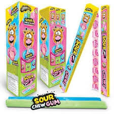Кислая жевательная конфета Sour Chews Johny Bee 30 гр