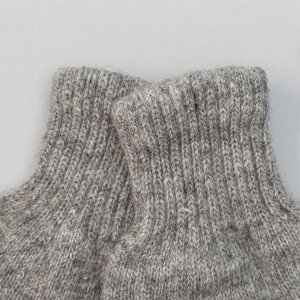 Перчатки женские из шерсти "Як" 04122 цвет серый, р-р 17-19
