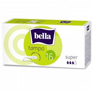 Bella Тампоны женские гигиенические "Tampo super" 16 шт