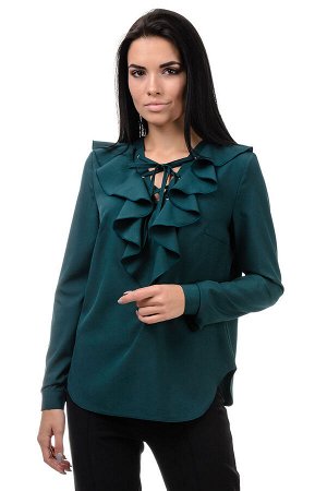 Блуза «Холли», р-ры S-ХL, арт.394 зеленый