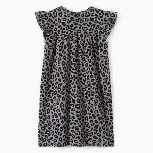 Платье детское с рюшами KAFTAN Trendy grey 28 (86-92)
