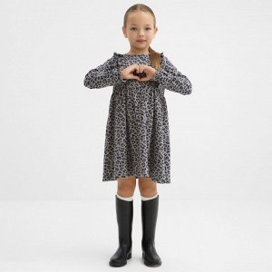 Платье детское с длин.рукавом KAFTAN Trendy grey 28 (86-92)