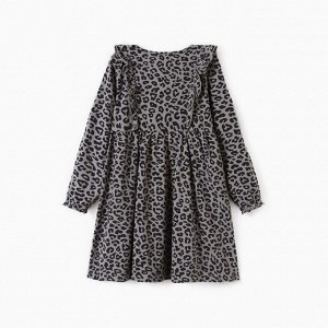 Платье детское с длин.рукавом KAFTAN Trendy grey 28 (86-92)