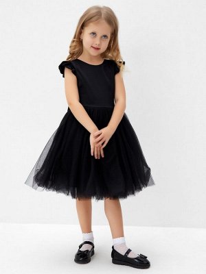 Платье нарядное детское MINAKU: PartyDress, цвет чёрный.
