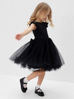 Платье нарядное детское MINAKU: PartyDress, цвет чёрный.
