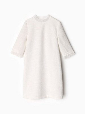 Платье нарядное детское MINAKU: PartyDress, цвет белый, рост
