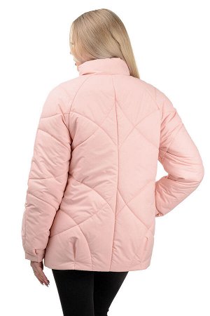 Демисезонная куртка «Эдита», р-ры 44-50, №237 розовый