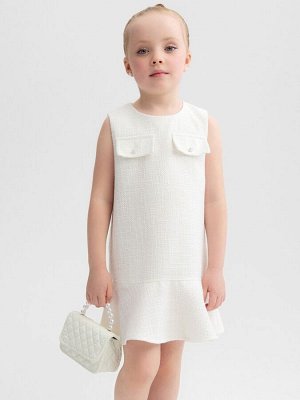 Сарафан для девочки, MINAKU :Party Dress, цвет белый.