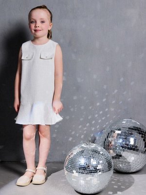 Сарафан для девочки, MINAKU :Party Dress, цвет белый.