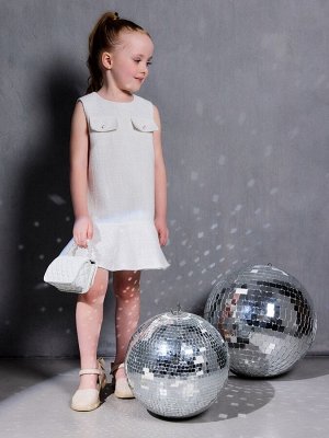 Сарафан для девочки, MINAKU :Party Dress, цвет белый.