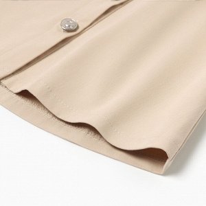 Сарафан для девочки MINAKU: Jeans collection, цвет бежевый.