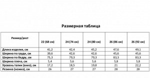 Боди детское MINAKU «Ромашки».