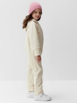 Комбинезон флисовый детский MINAKU: Fleece Soft, бежевый.