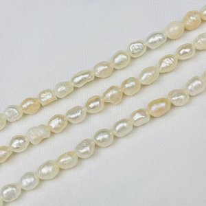 Бусины для украшений из белого Жемчуга