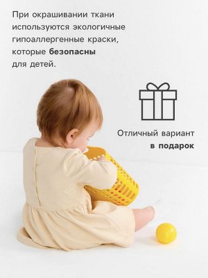 Платье для девочки MINAKU "Nature", цвет бежевый.