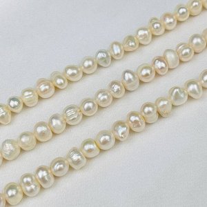 Бусины для украшений из белого Жемчуга