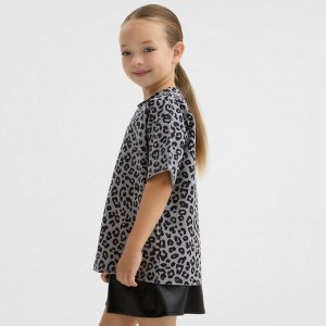 Футболка для девочки KAFTAN Trendy grey, 32 (110-116)