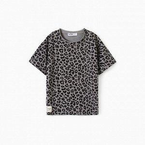 Футболка для девочки KAFTAN Trendy grey, 32 (110-116)