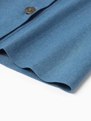 Сарафан для девочки MINAKU: Jeans collection, цвет голубой.