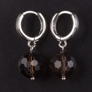 Серьги из Раухтопаза