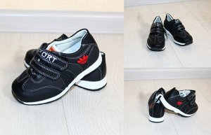 Обувь детская 3003 Кроссовки "2677-6-1  Красный Лепесток" Черные